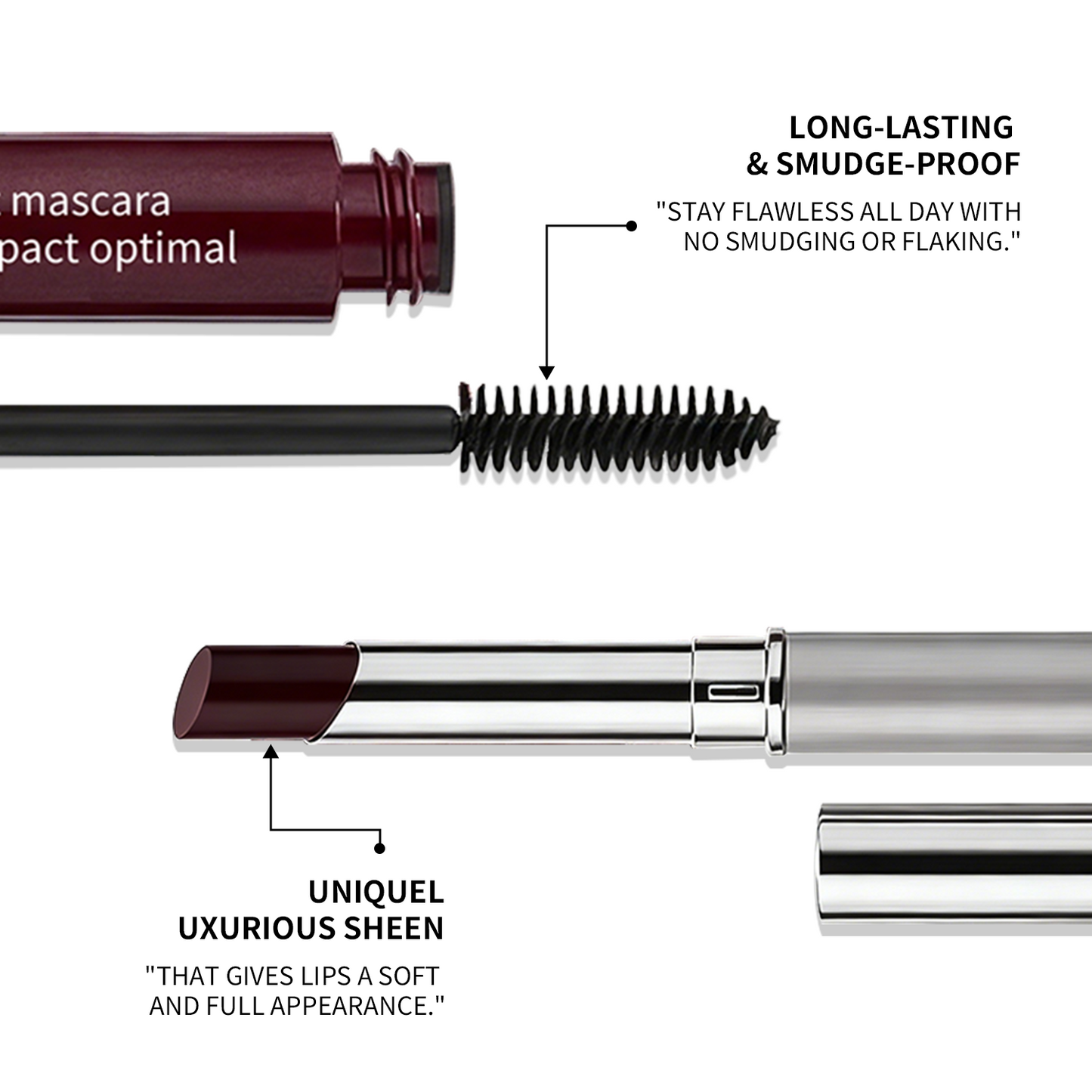 🎁Hot Sale Up to 60% off-🏆:Honey Lip & Eye Bundle -  Lipstick  Honey + High Impact Mascara Honey🎁🎁