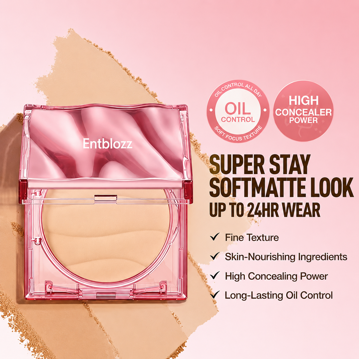 💖Entblozz® Soft Matte Oil Control Setting Powder