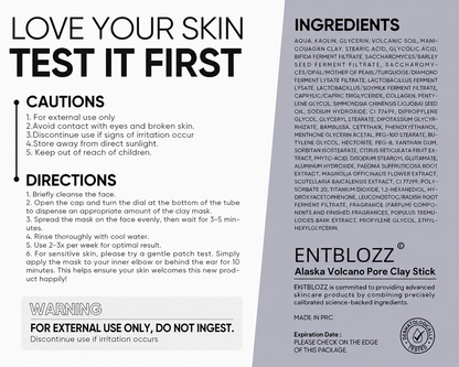 🔥🔥Entblozz® Alaska Volcano Pore Clay Stick💖