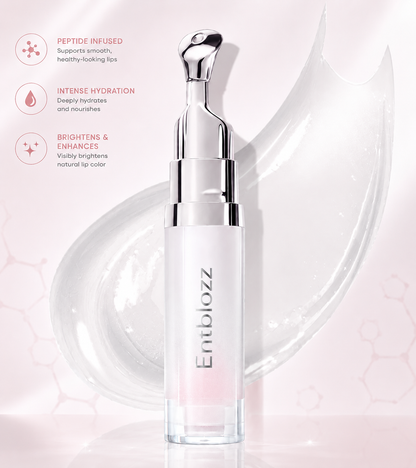 💖Entblozz®Peptide Brightening Lip Serum – Hydrating, Smooth, Glossy Tint for Fuller, Soft Lips